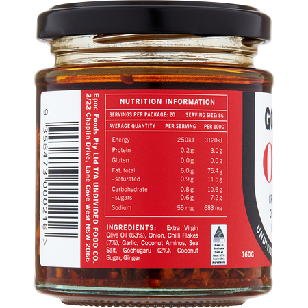 Undivided Food Co. Good Oil Crispy Chilli 170g x 6 Pack