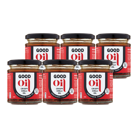 Undivided Food Co. Good Oil Crispy Chilli 170g x 6 Pack