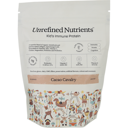 Unrefined Nutrients Cacao Cavalry Kid's Immune Protein 330g