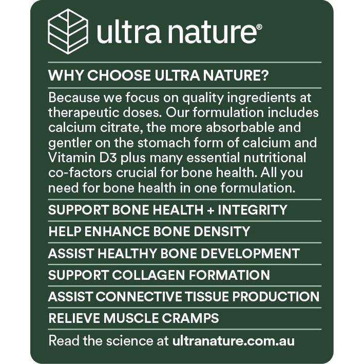 Ultra Nature Bone Strength &Restore 60 Tabs