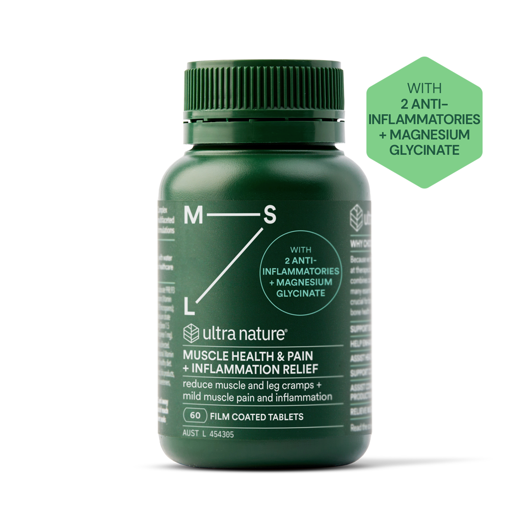 Ultra Nature Muscle Health & Pain + Inflammation Relief 60