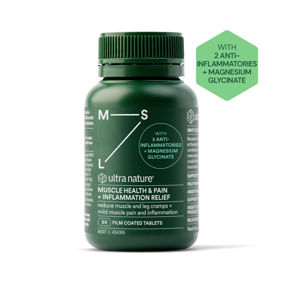 Ultra Nature Muscle Health & Pain + Inflammation Relief 60