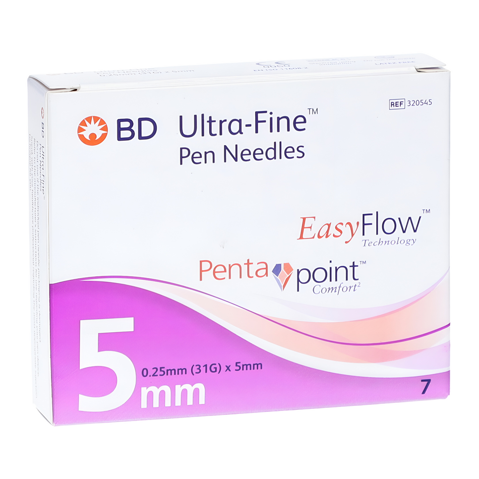 Embecta Ultra-Fine 31g 5mm Pen Needle  Box140