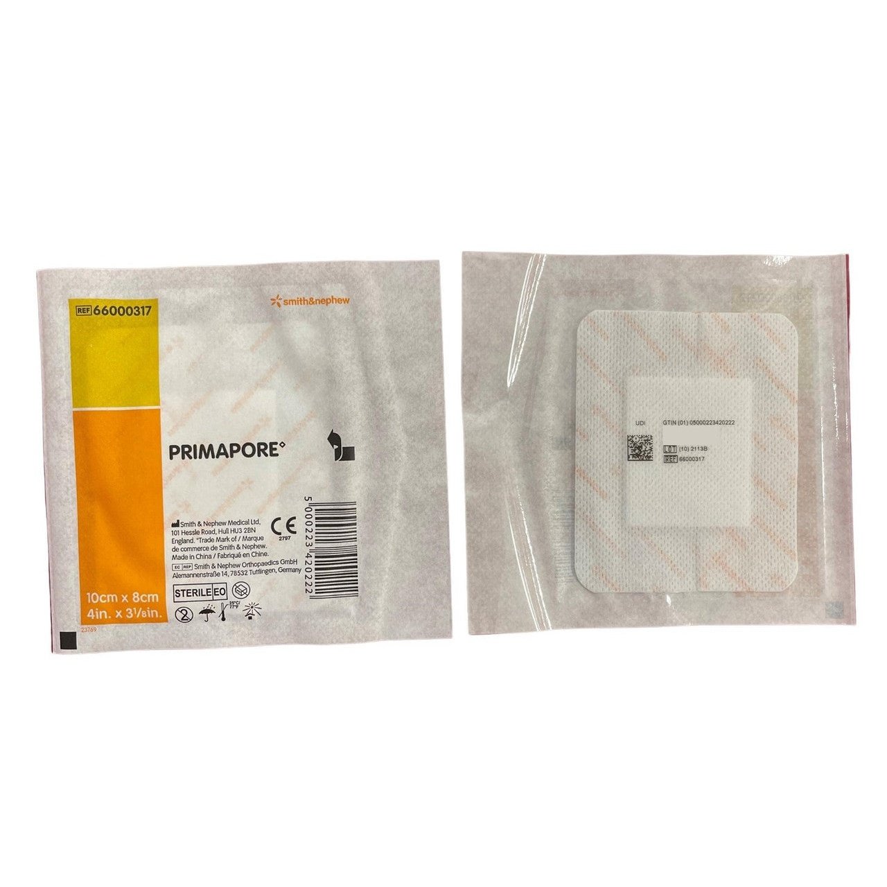 Primapore 10cm x 8cm 3 Pack