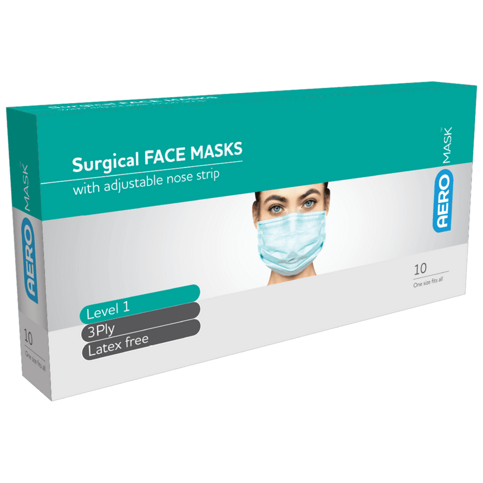 Aeromask Level 2 Surgical Mask 10pk