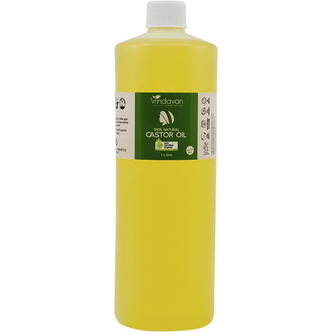 VRINDAVAN Castor Oil Certified Organic 1L