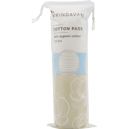 Vrindavan Organic Cotton Pads 100pcs