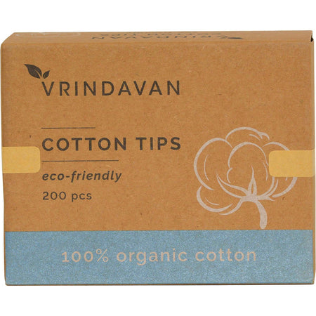 Vrindavan Organic Cotton Tips 200pcs