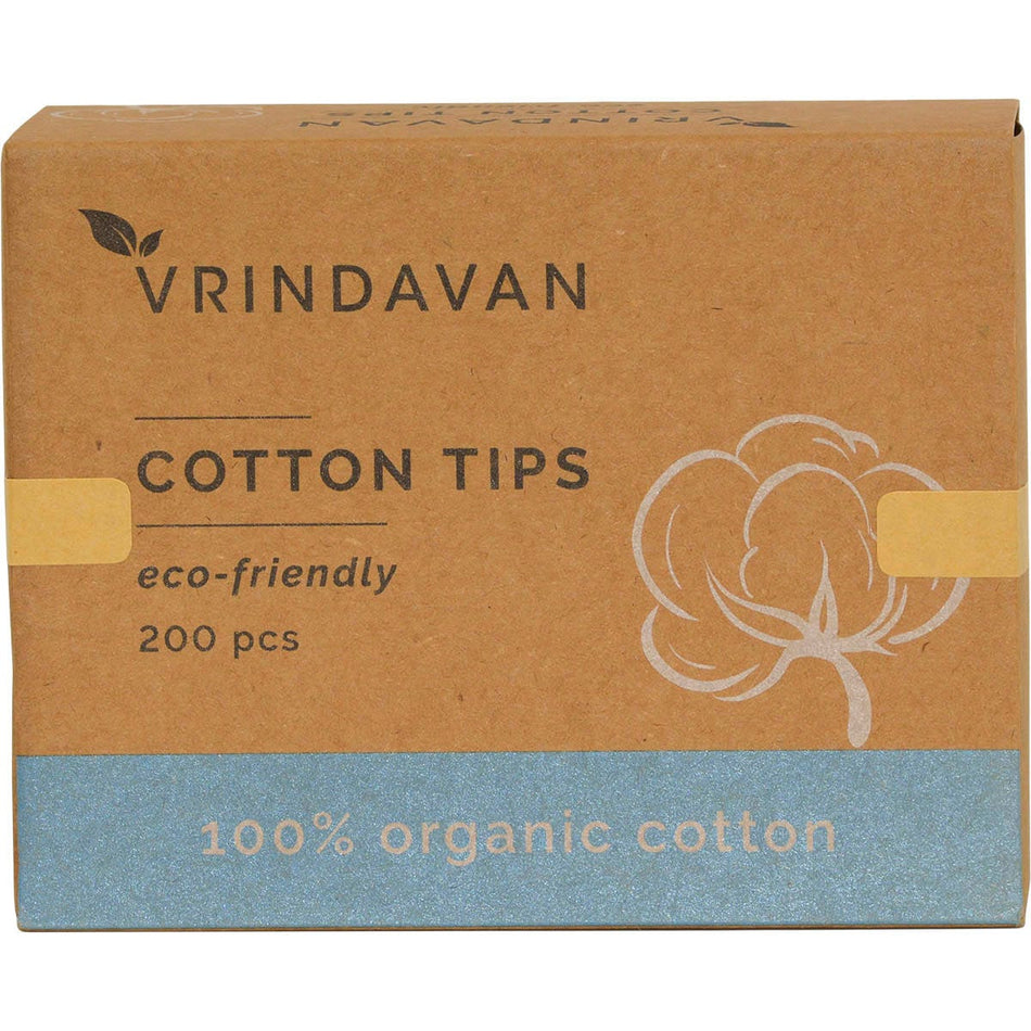 Vrindavan Organic Cotton Tips 200pcs