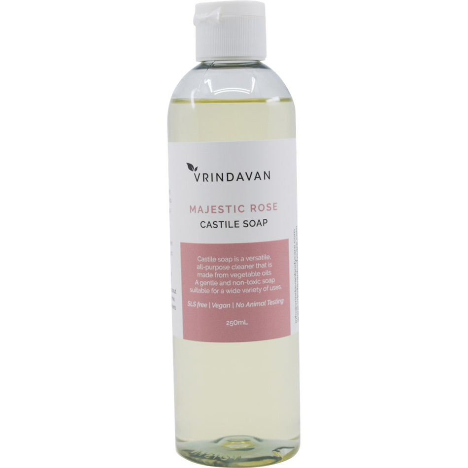 Vrindavan Castile Soap Majestic Rose 250ml