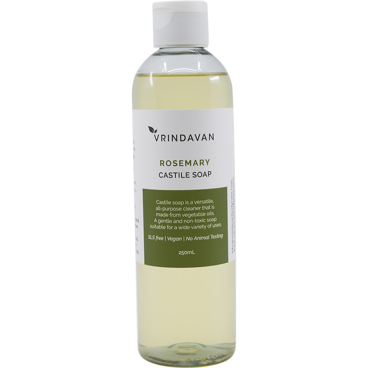 Vrindavan Castile Soap Rosemary 250ml