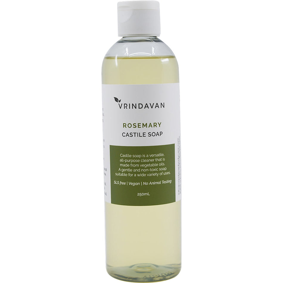 Vrindavan Castile Soap Rosemary 250ml