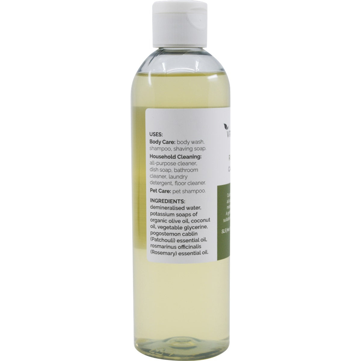 Vrindavan Castile Soap Rosemary 250ml