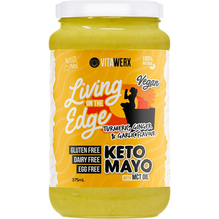Vitawerx Keto Mayo Living On The Edge Turmeric, Ginger & Garlic 375ml