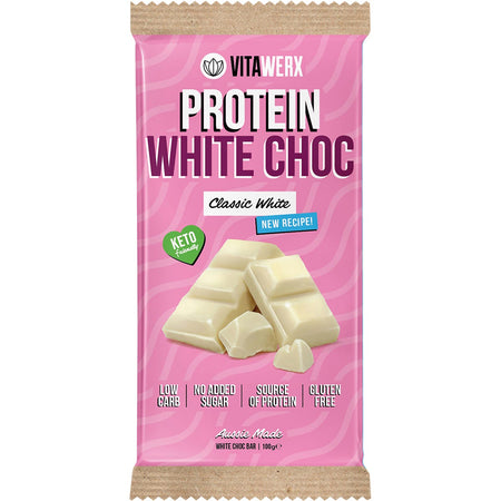 Vitawerx Protein White Choc Bar 12x100g