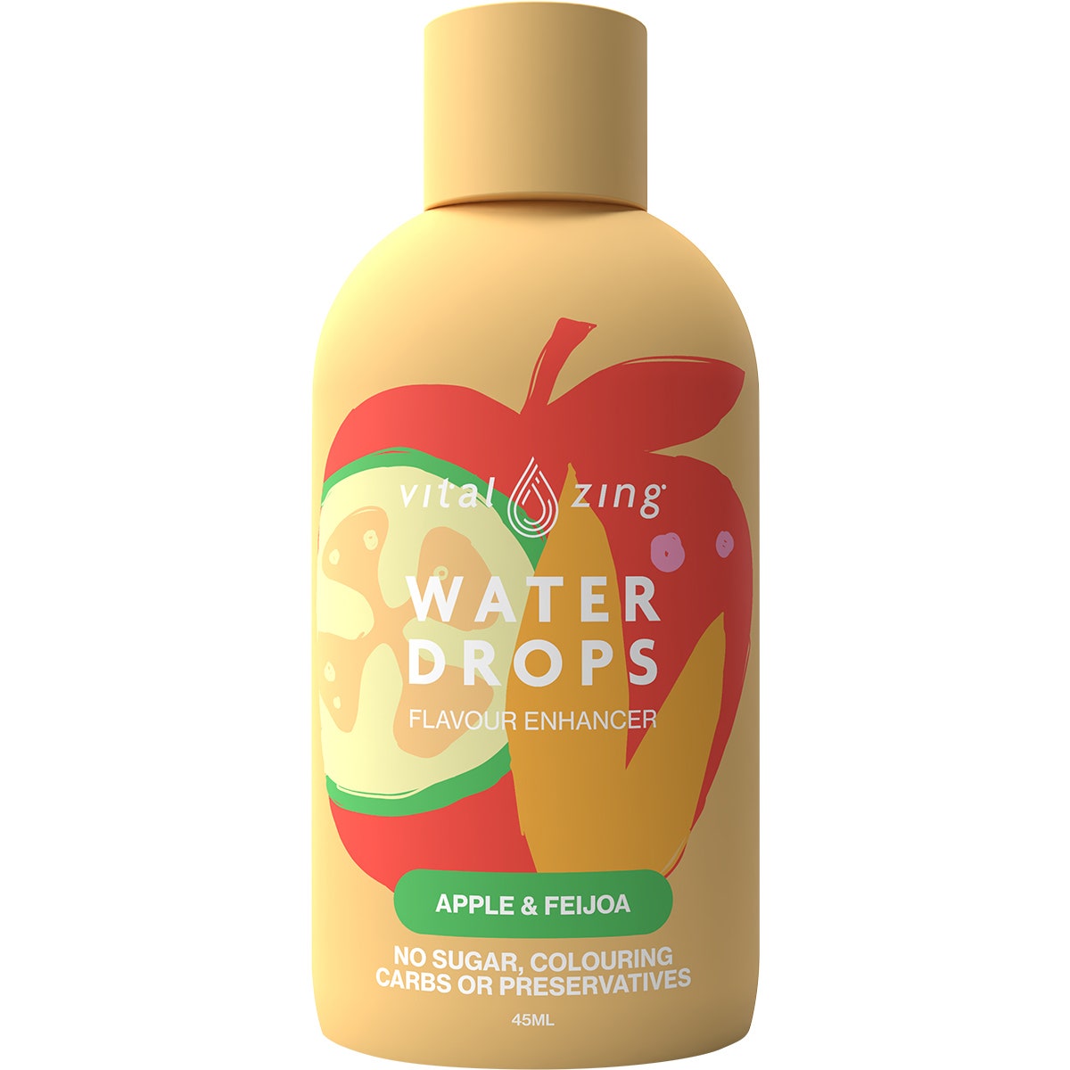 Vital Zing Water Drops Apple & Feijoa 45ml