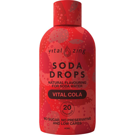 Vital Zing Soda Drops Vital Cola 40ml