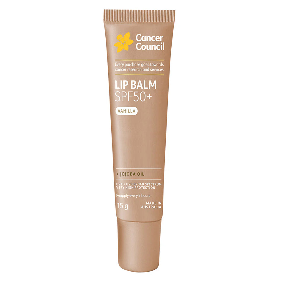 Cancer Council SPF 50+ Vanilla Lip Balm