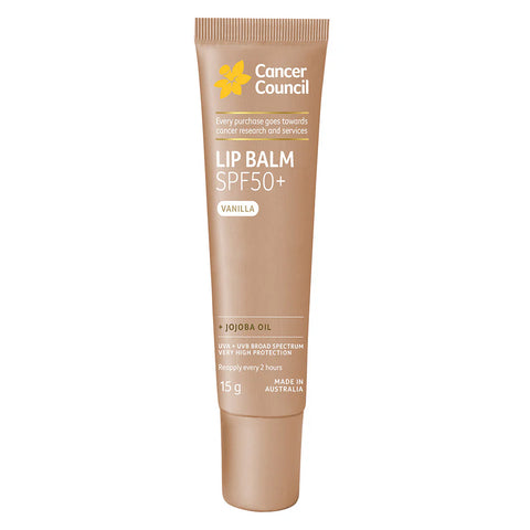 Cancer Council SPF 50+ Vanilla Lip Balm