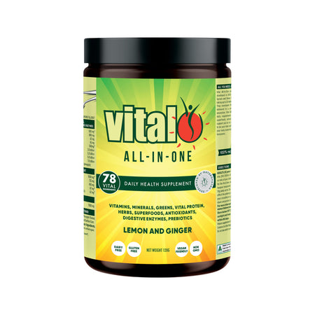 Martin & Pleasance Vital All-In-One Greens Lemon and Ginger 120g