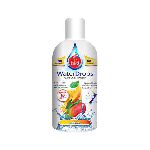 Vital Zing Water Drops (Flavour Enhancer with Stevia) Mango 45ml