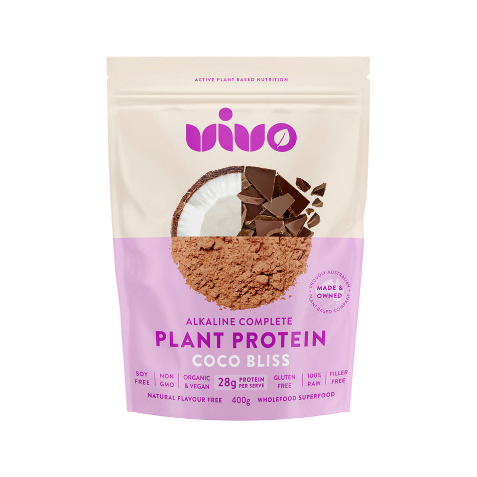 Vivo Organic Alkaline Complete Plant Protein Coco Bliss 400g