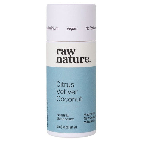 Raw Nature Deodorant Citrus + Vetiver 50g
