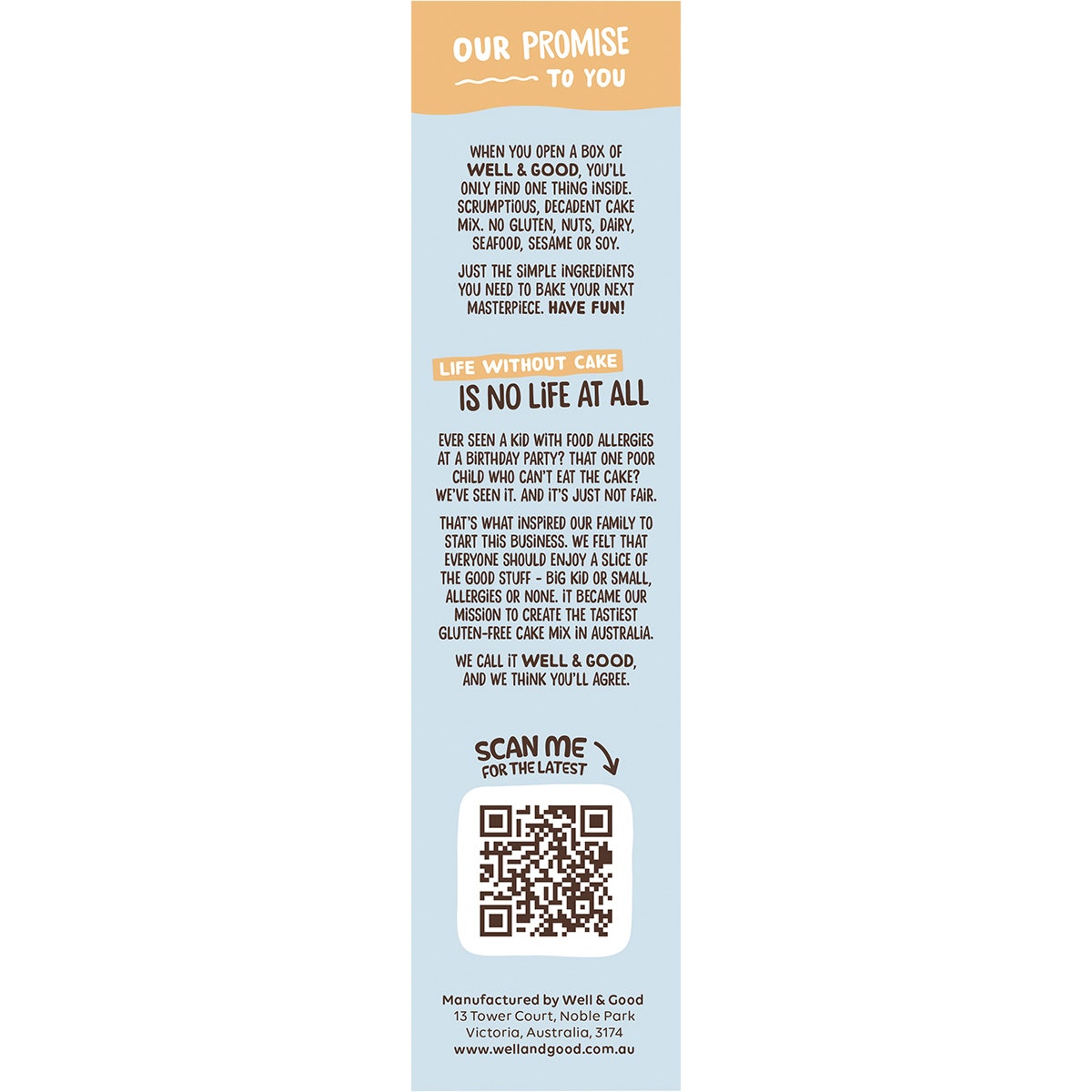 Well & Good Buttermilk Flavoured Pancake Mix 2x200g