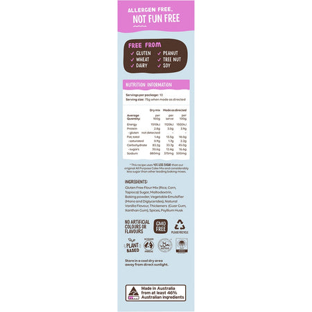 Well & Good All Purpose Cake Mix 40% Less Sugar 400g