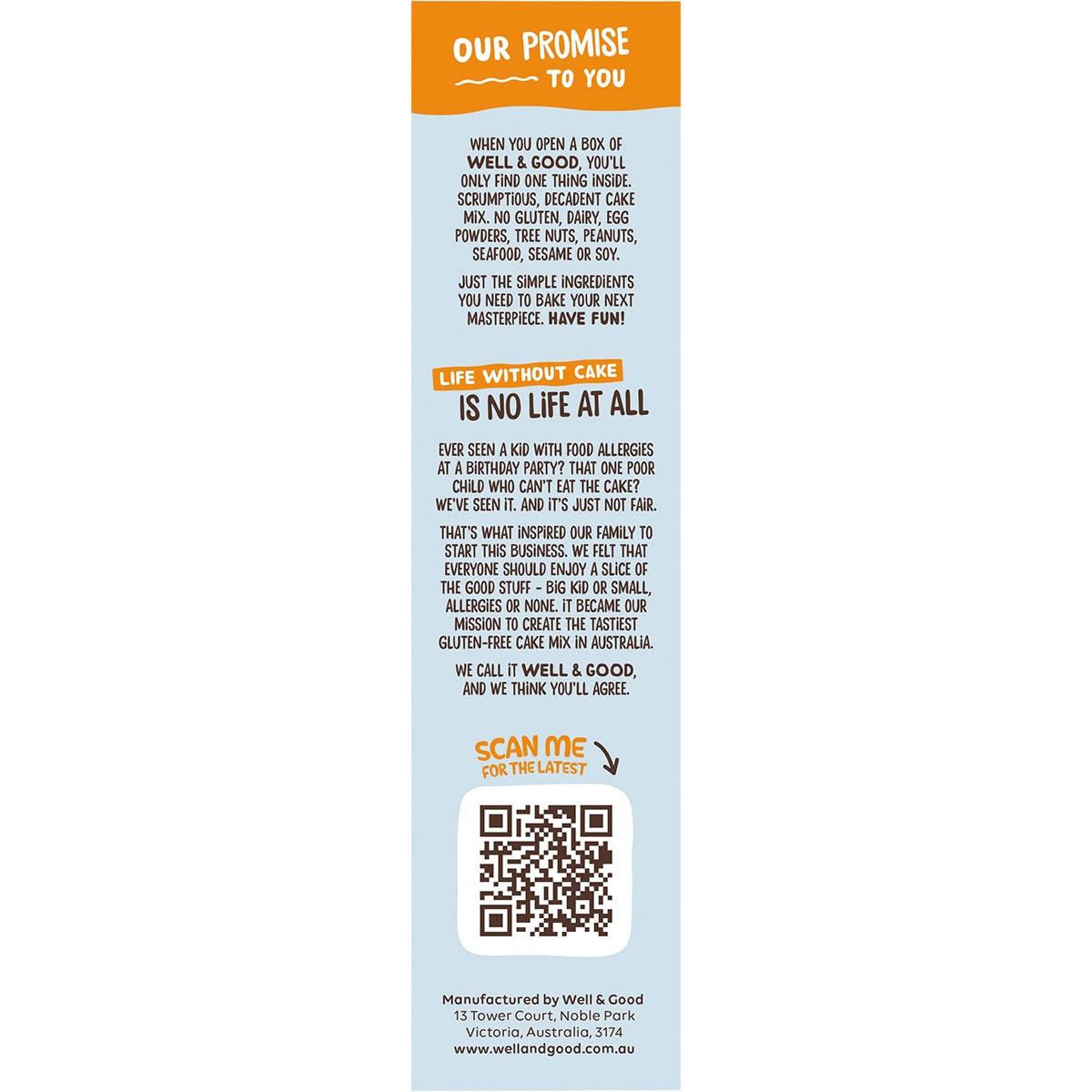 Well & Good Banana Bread Mix 40% Less Sugar 350g