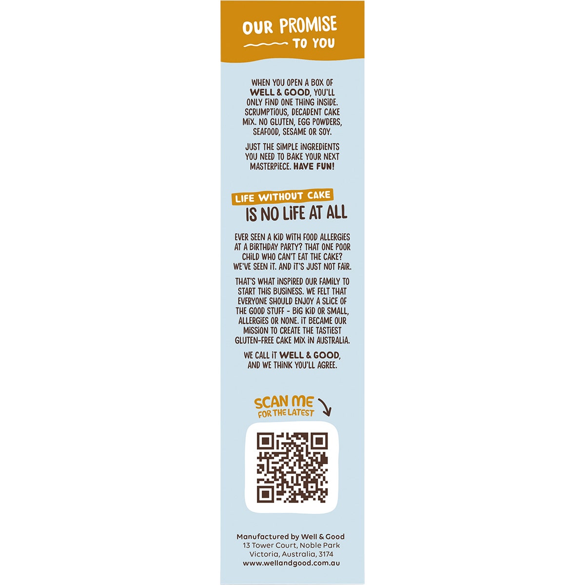 Well & Good Caramel Slice Mix 315g