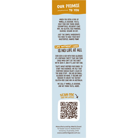 Well & Good Caramel Slice Mix 315g
