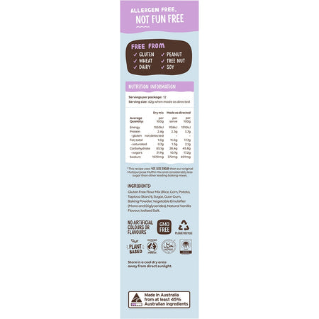 Well & Good Multipurpose Muffin Mix 40% Less Sugar 400g