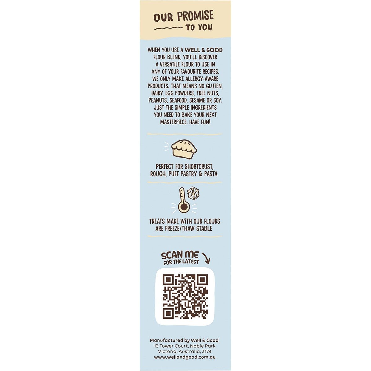 Well & Good Pastry Flour Blend 400g