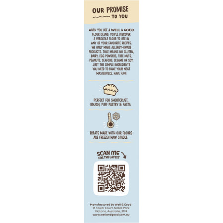 Well & Good Pastry Flour Blend 400g
