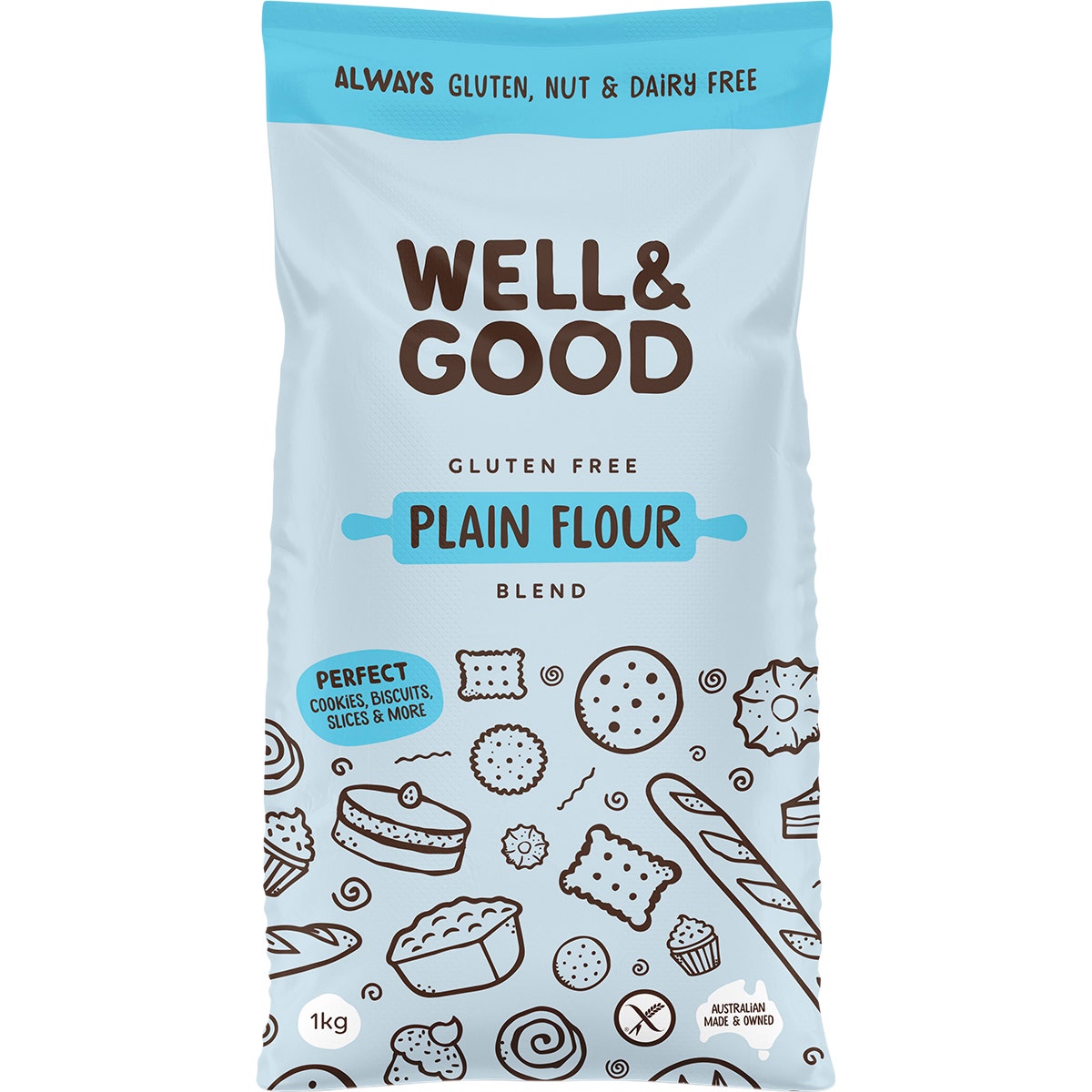 Well & Good Plain Flour Blend 1kg