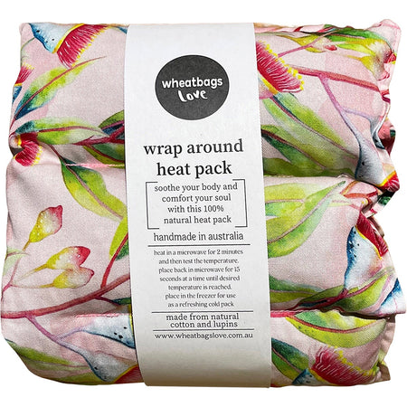 WHEATBAGS LOVE Wrap Around Heat/Cold Pack Gum Blossom