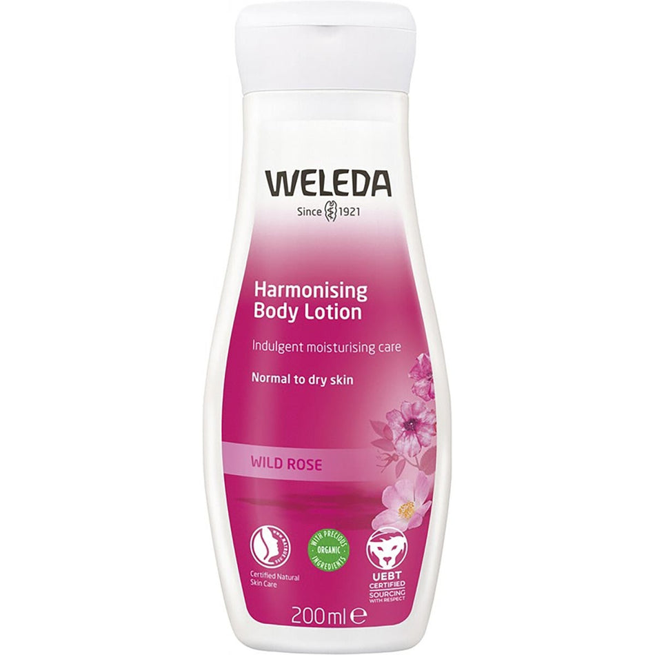 Weleda Organic Body Lotion Harmonising (Wild Rose) 200ml