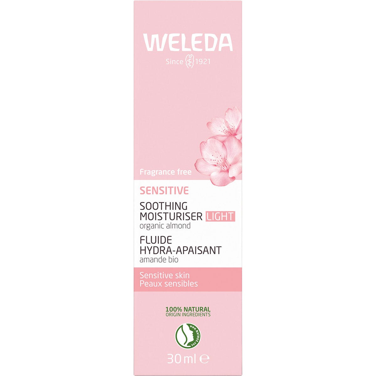 Weleda Sensitive Soothing Moisturiser Light 30ml