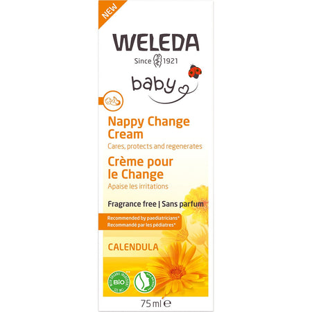 Weleda Baby Nappy Change Cream Calendula Fragrance Free 75ml