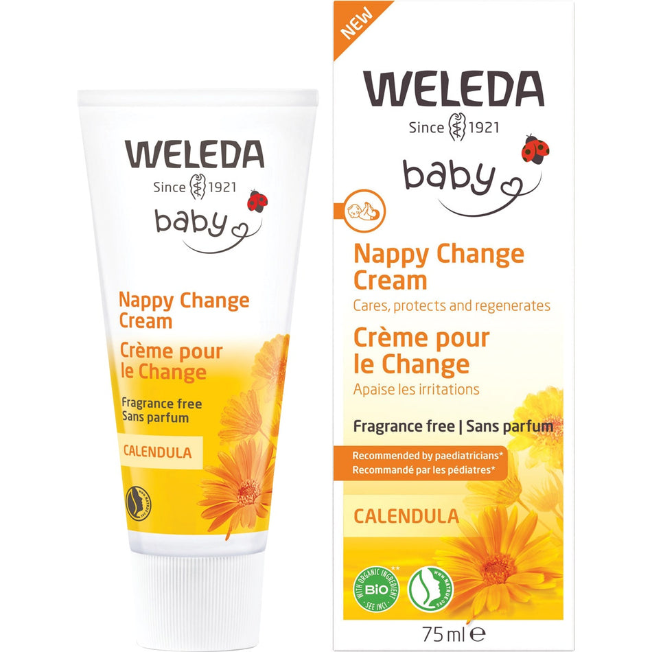 Weleda Baby Nappy Change Cream Calendula Fragrance Free 75ml