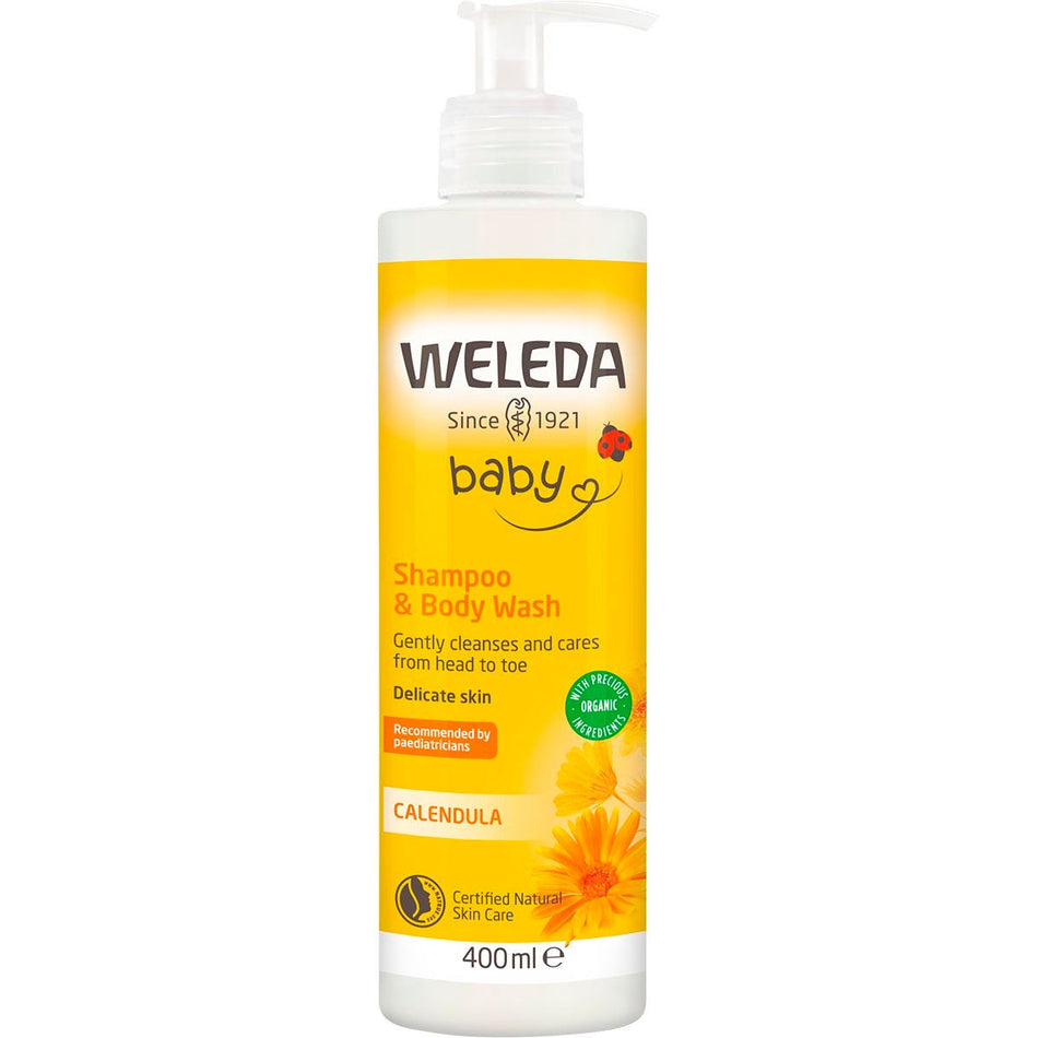 Weleda Baby Shampoo & Body Wash Calendula 400ml