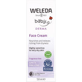 WELEDA White Mallow Face Cream Baby Derma - Fragrance Free - 50ml