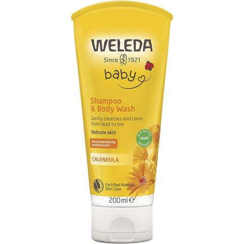 WELEDA Baby Shampoo & Body Wash Calendula 200ml