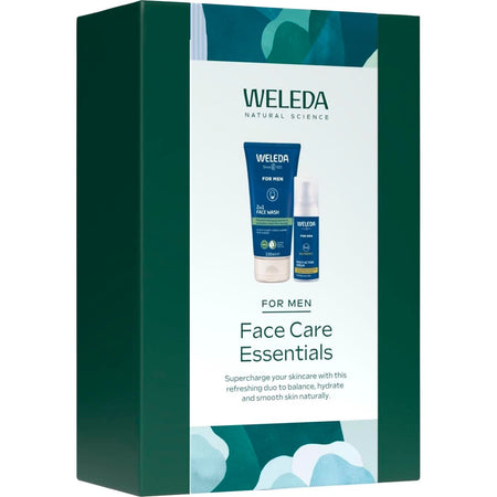 Weleda Face Care Essentials For Men 2pk