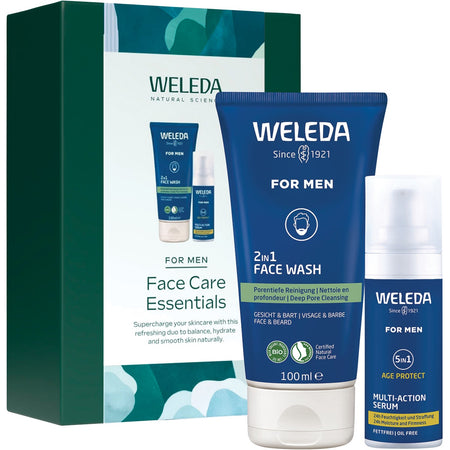 Weleda Face Care Essentials For Men 2pk