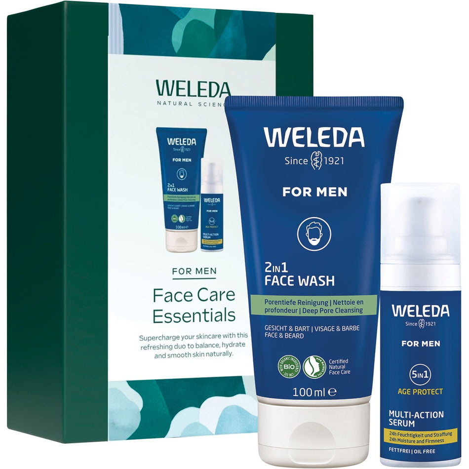 Weleda Face Care Essentials For Men 2pk