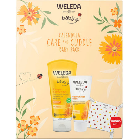 Weleda Baby Calendula Care and Cuddle Baby Pack