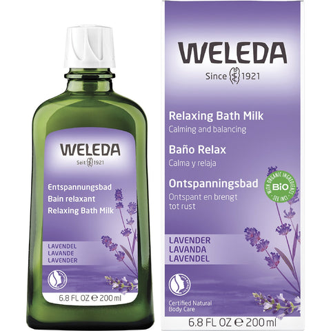 Weleda Organic Bath Milk Relaxing (Lavender) 200ml