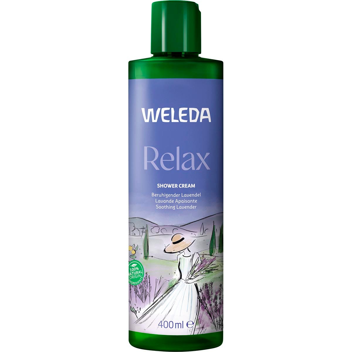 Weleda Shower Cream Relax Soothing Lavender 400ml